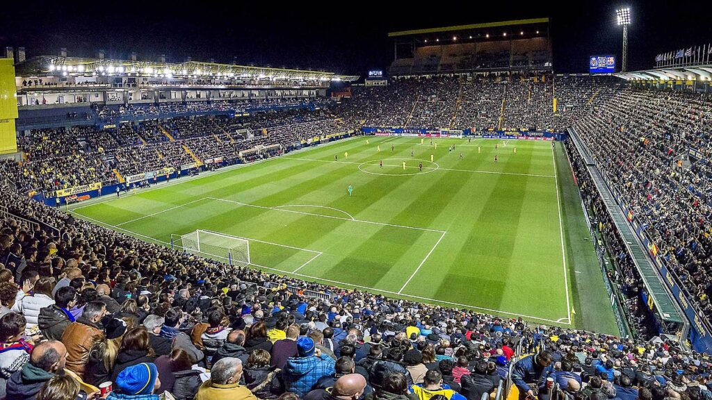 Estadio de La Cerámica, en Villarreal, durante un partido de LaLiga