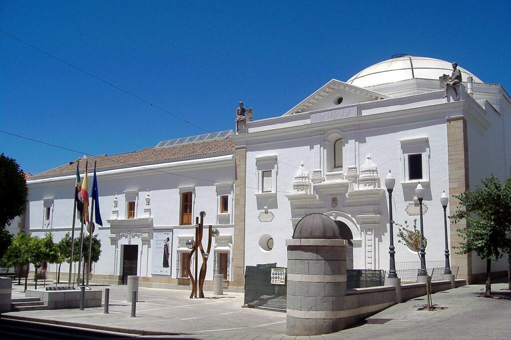 Sede de la Asamblea de Extremadura, en Mérida