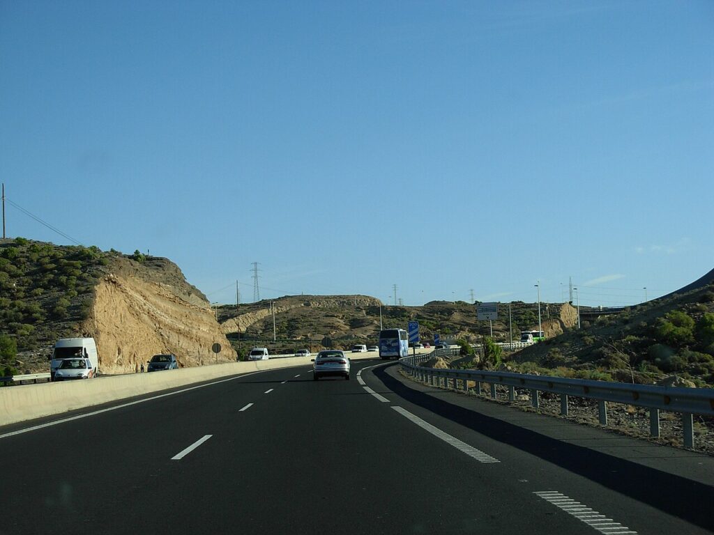 Autopista TF-1, la autopista del sur de Tenerife