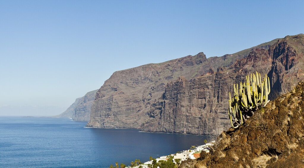 Acantilados de Los Gigantes, en Santiago del Teide