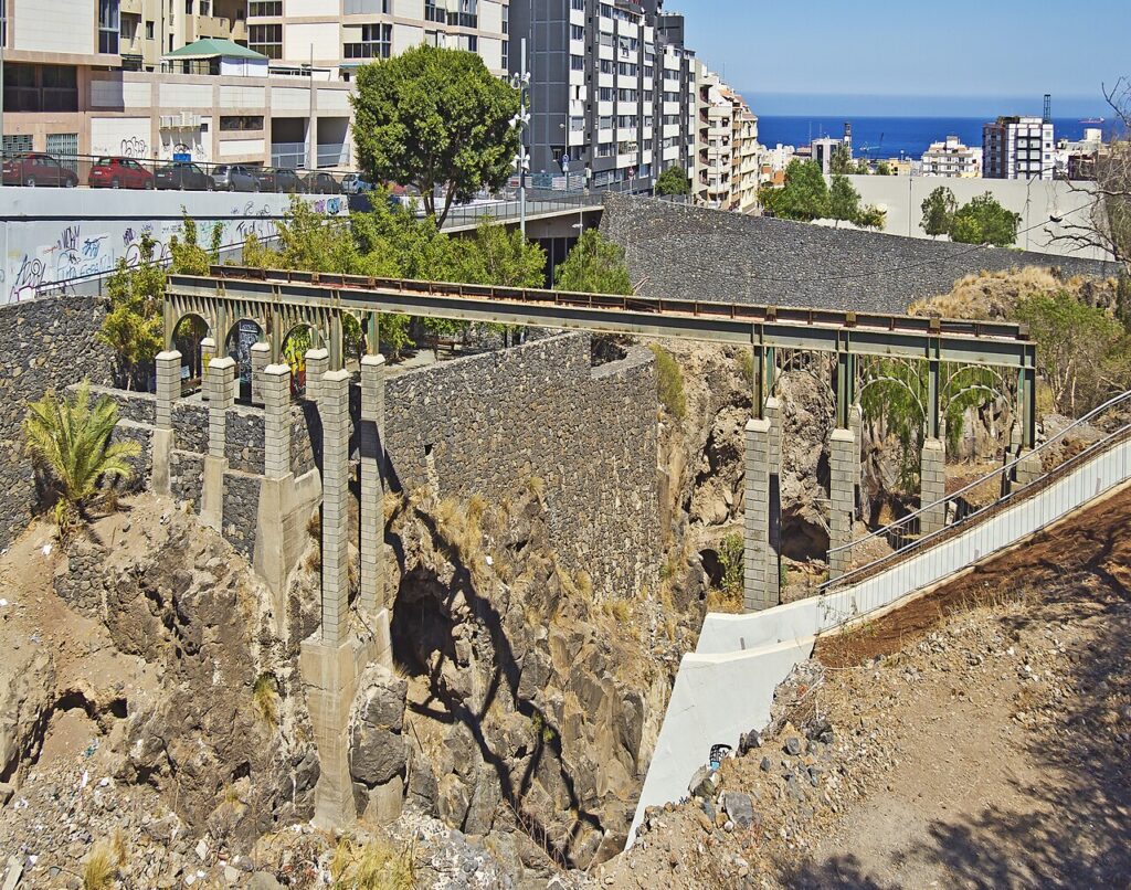Barranco de Santos, en Santa Cruz de Tenerife