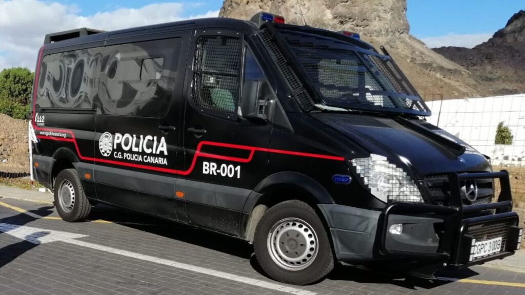 Furgoneta del Cuerpo General de la Policía Canaria, en una imagen de archivo