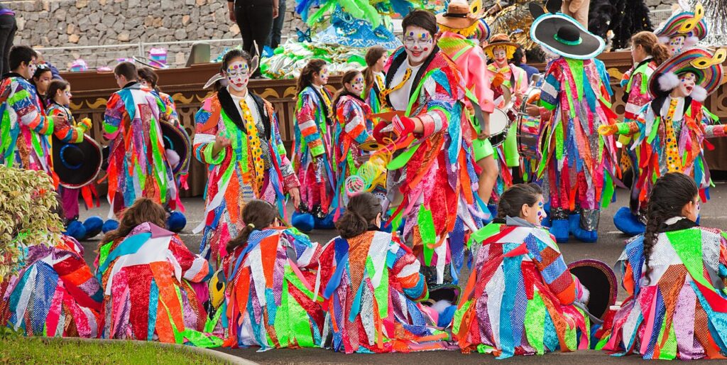 Participantes del Carnaval de Santa Cruz de Tenerife, en una imagen de archivo