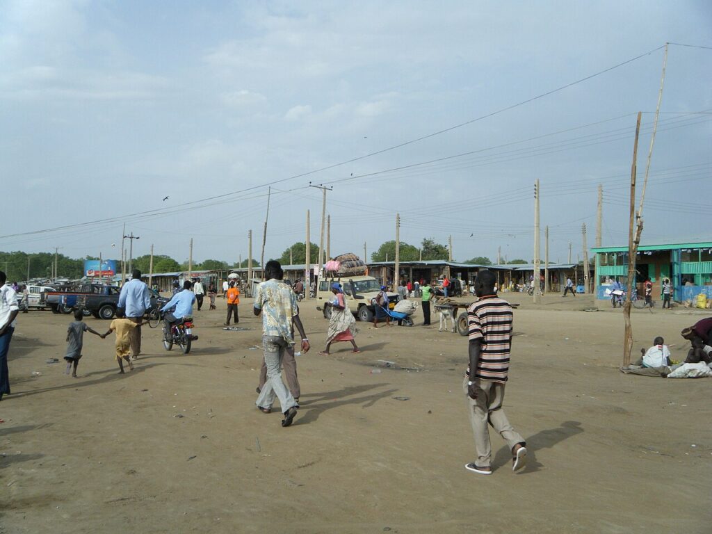 Mercado de Bor, en el estado de Jonglei (Sudán del Sur), en una imagen de archivo