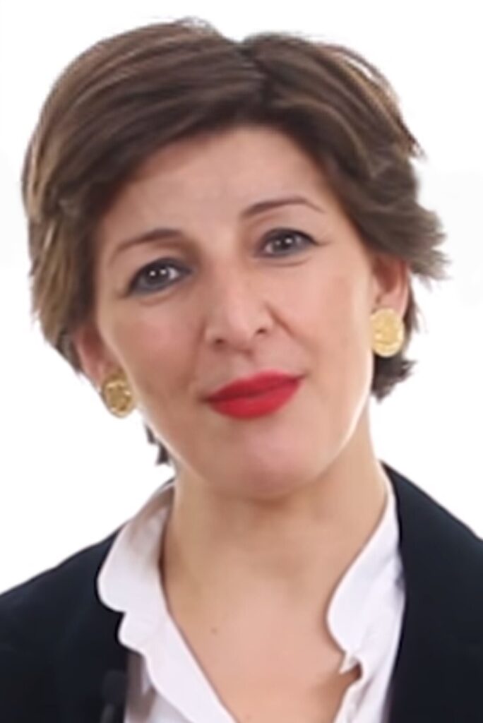 Yolanda Díaz, vicepresidenta segunda y ministra de Trabajo