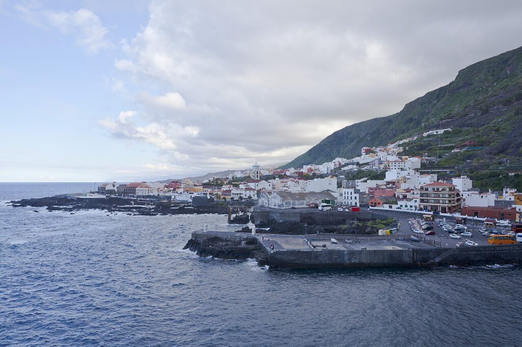 Vista del casco de Garachico, en el norte de Tenerife