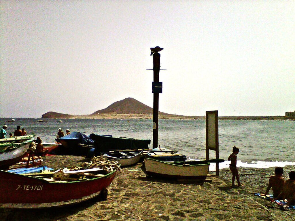 Vista de El Médano, en el municipio de Granadilla de Abona