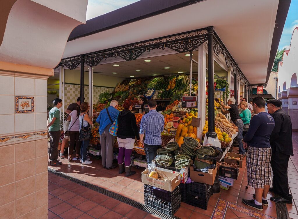 Interior del Mercado de Nuestra Señora de África, en Santa Cruz de Tenerife