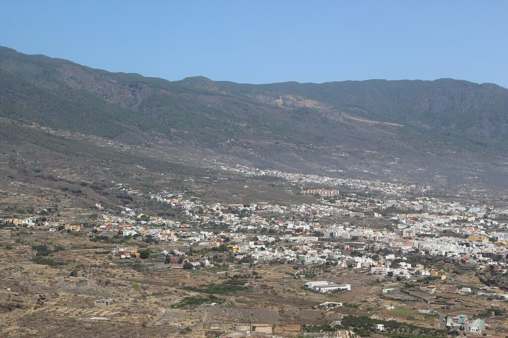 Vista del Valle de Güímar desde el mirador del Puertito de Güímar