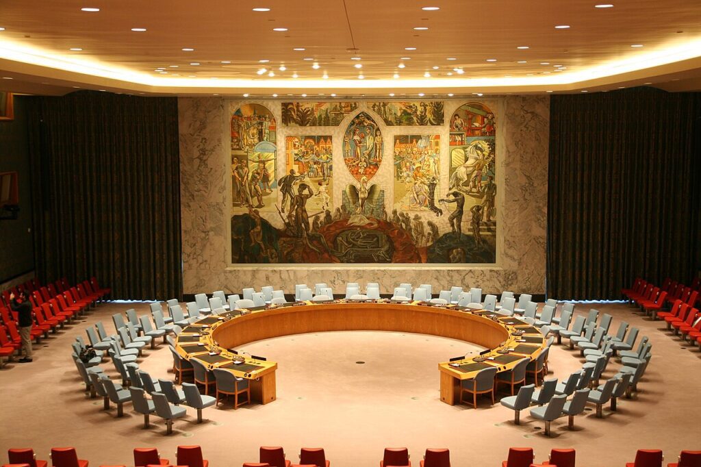 Sala del Consejo de Seguridad de la ONU en Nueva York, en una imagen de archivo