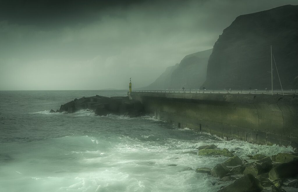 Puerto deportivo de Los Gigantes, en la costa oeste de Tenerife