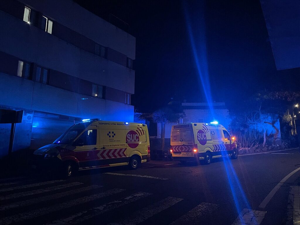 Ambulancias del Servicio de Urgencias Canario