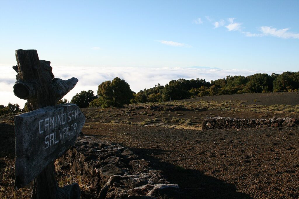 Cumbre de El Hierro cerca del Camino de San Salvador