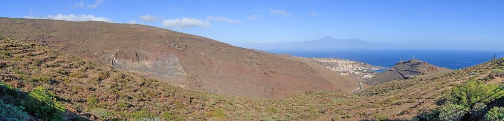 Vista de San Sebastián de La Gomera desde el mirador de El Sombrero, en una imagen de archivo