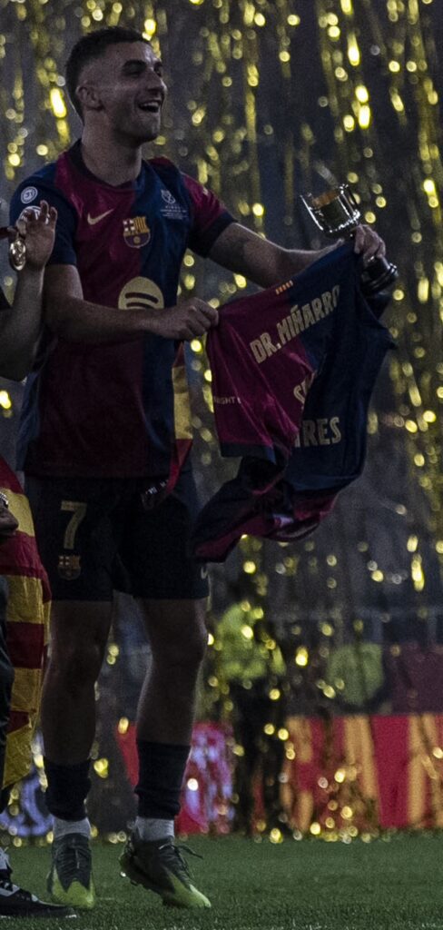 Ferran Torres, delantero del FC Barcelona, en la final de la Copa del Rey de 2025
