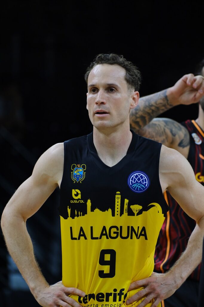 Marcelinho Huertas, base de La Laguna Tenerife, en un partido de mayo de 2025