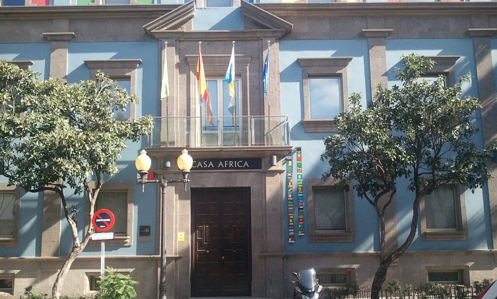 Fachada de Casa África, en Las Palmas de Gran Canaria