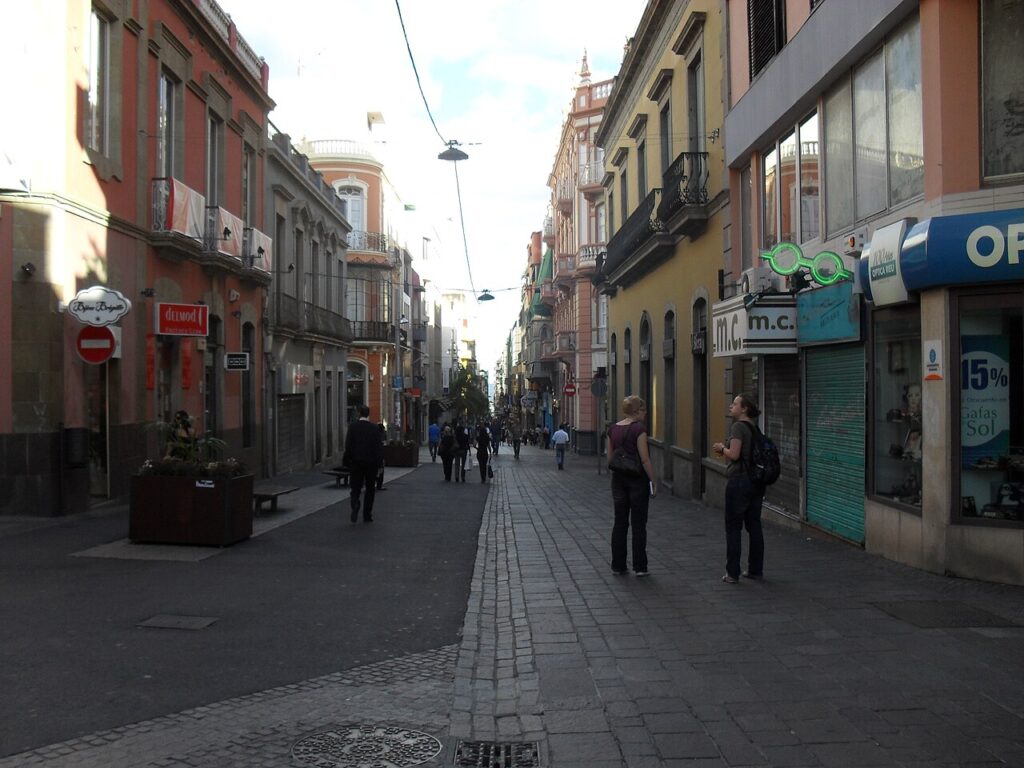 Calle del Castillo, zona comercial de Santa Cruz de Tenerife