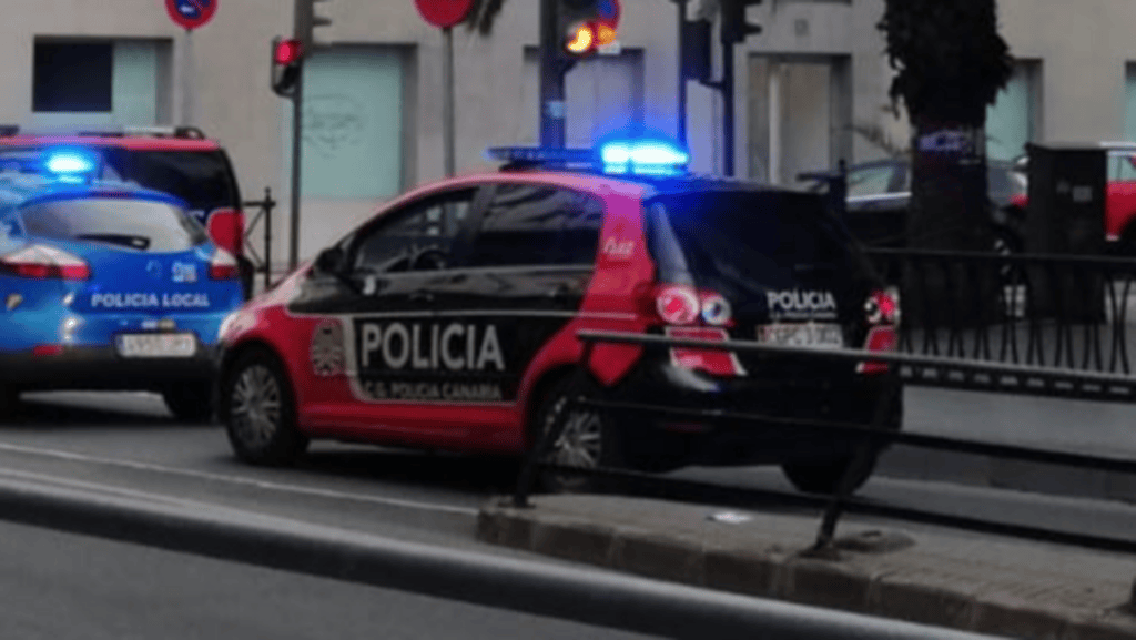 Coche patrulla del Cuerpo General de la Policía Canaria