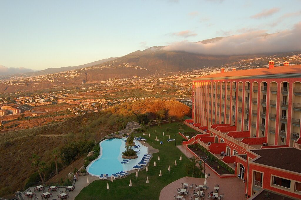 Vista del valle de La Orotava, en el norte de Tenerife