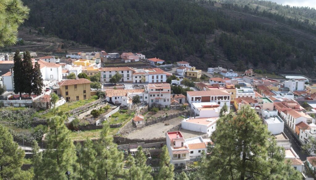 Vista de Vilaflor de Chasna desde San Roque