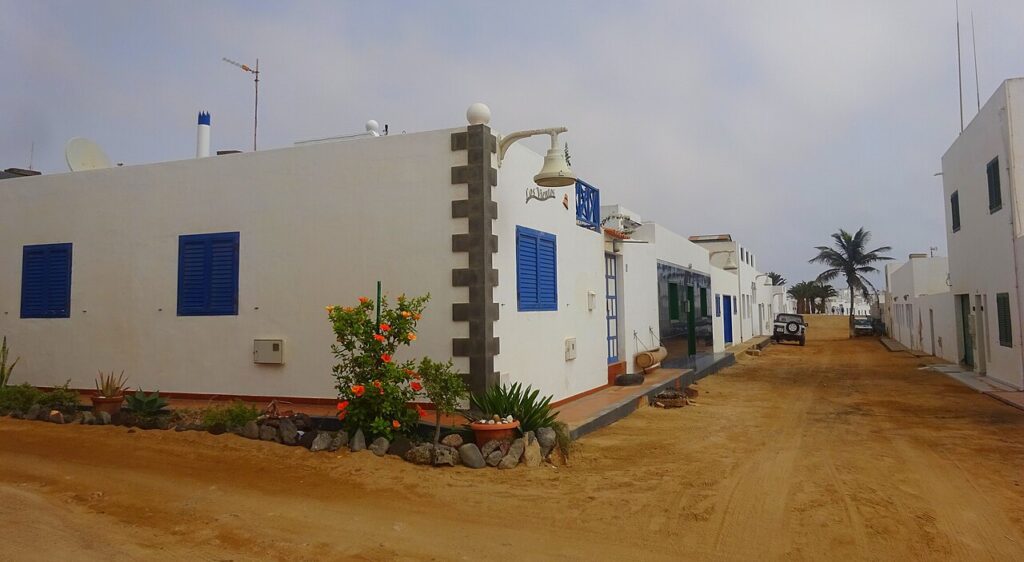 Caleta de Sebo, en La Graciosa