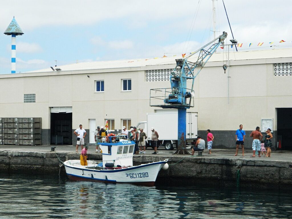 Embarcaciones en el puerto de Arguineguín, en Gran Canaria, en una imagen de archivo