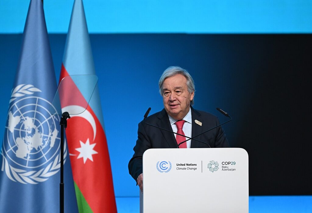 António Guterres, secretario general de Naciones Unidas, en una imagen de 2024