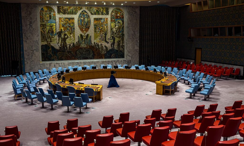 Sala del Consejo de Seguridad en la sede de Naciones Unidas en Nueva York