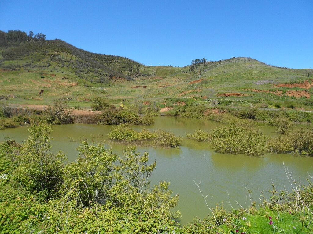 Charcas de Erjos, en el noroeste de Tenerife