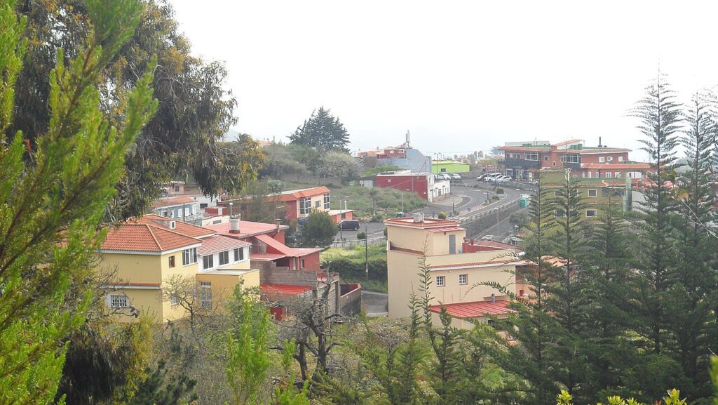 Vista de Las Rosas, en el municipio de El Rosario (Tenerife)