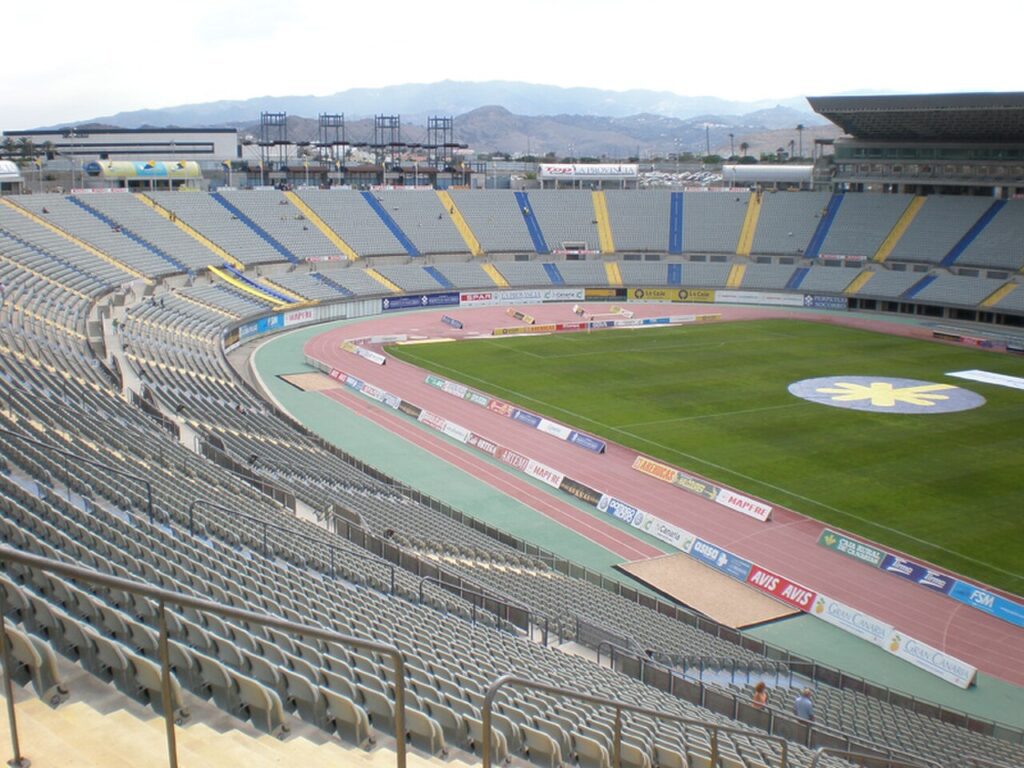 Vista del Estadio de Gran Canaria, en Las Palmas de Gran Canaria