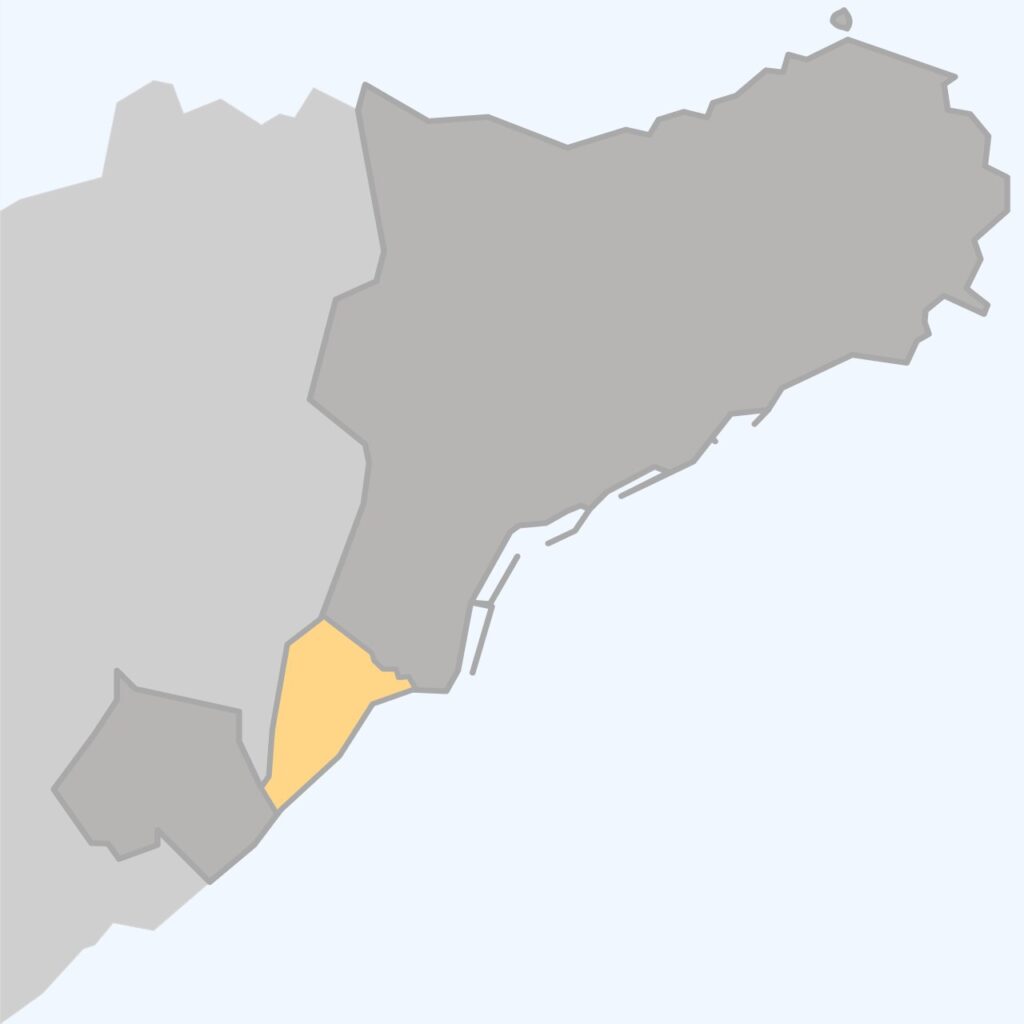 Mapa del distrito Ofra-Costa Sur de Santa Cruz de Tenerife