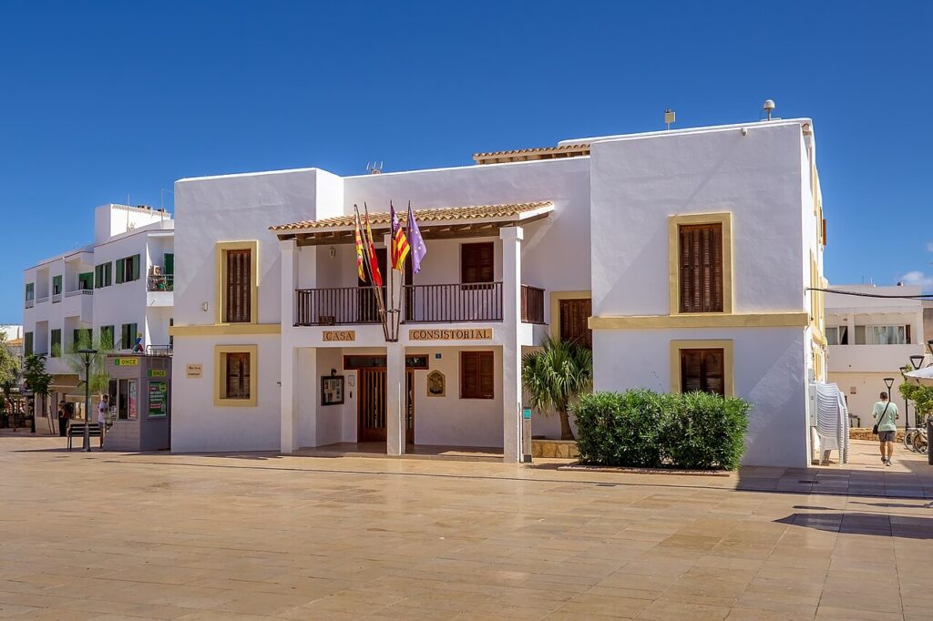 Casa Consistorial de Sant Francesc Xavier, en Formentera