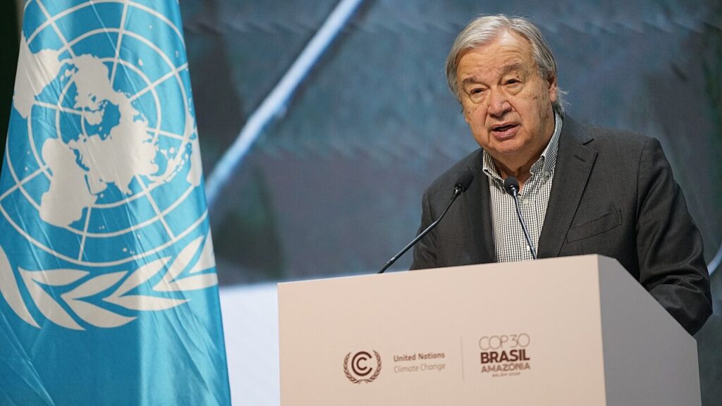 António Guterres, secretario general de la ONU