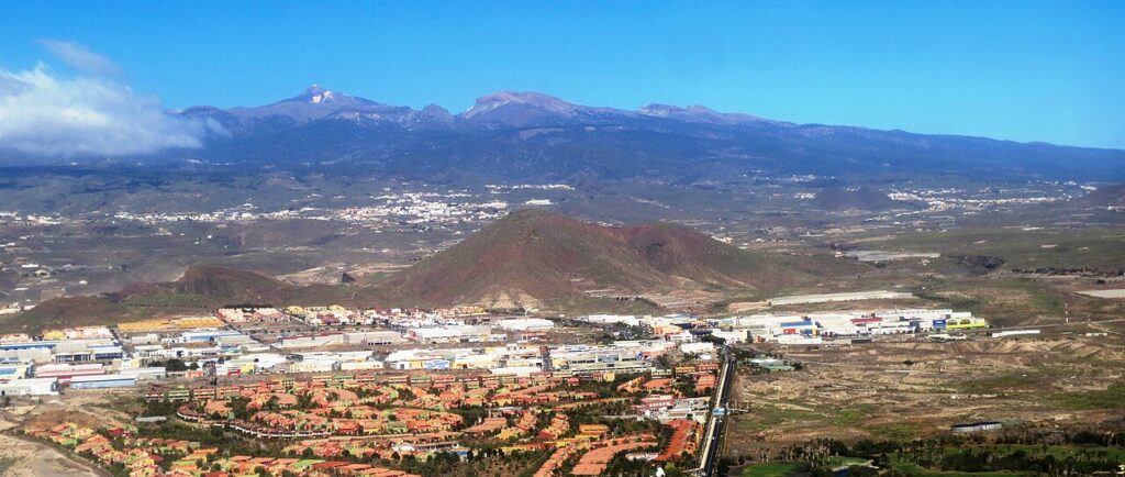 Vista de Las Chafiras, en el municipio de San Miguel de Abona (Tenerife)