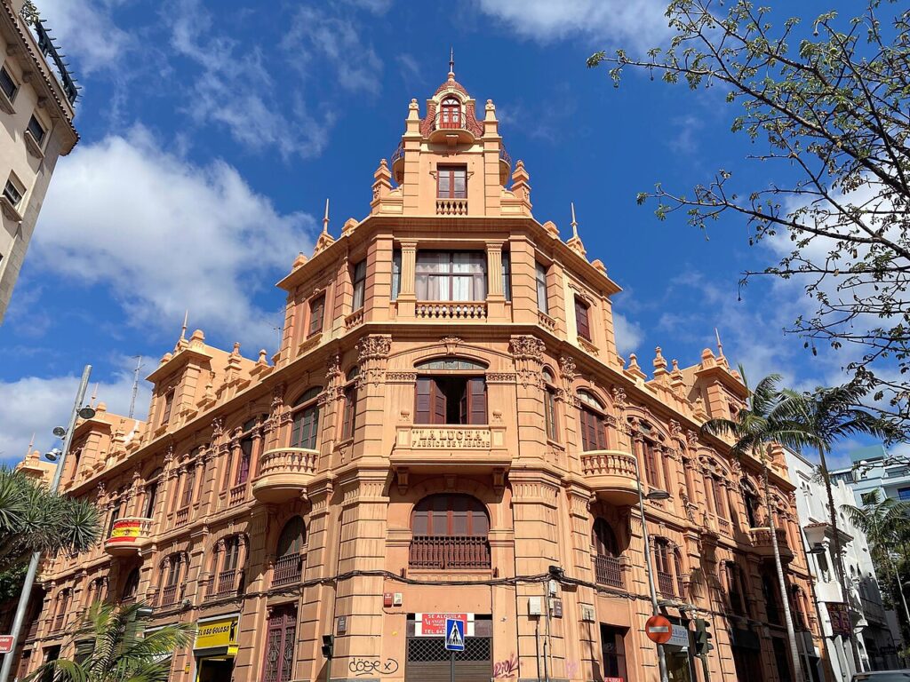 Calle del centro de Santa Cruz de Tenerife