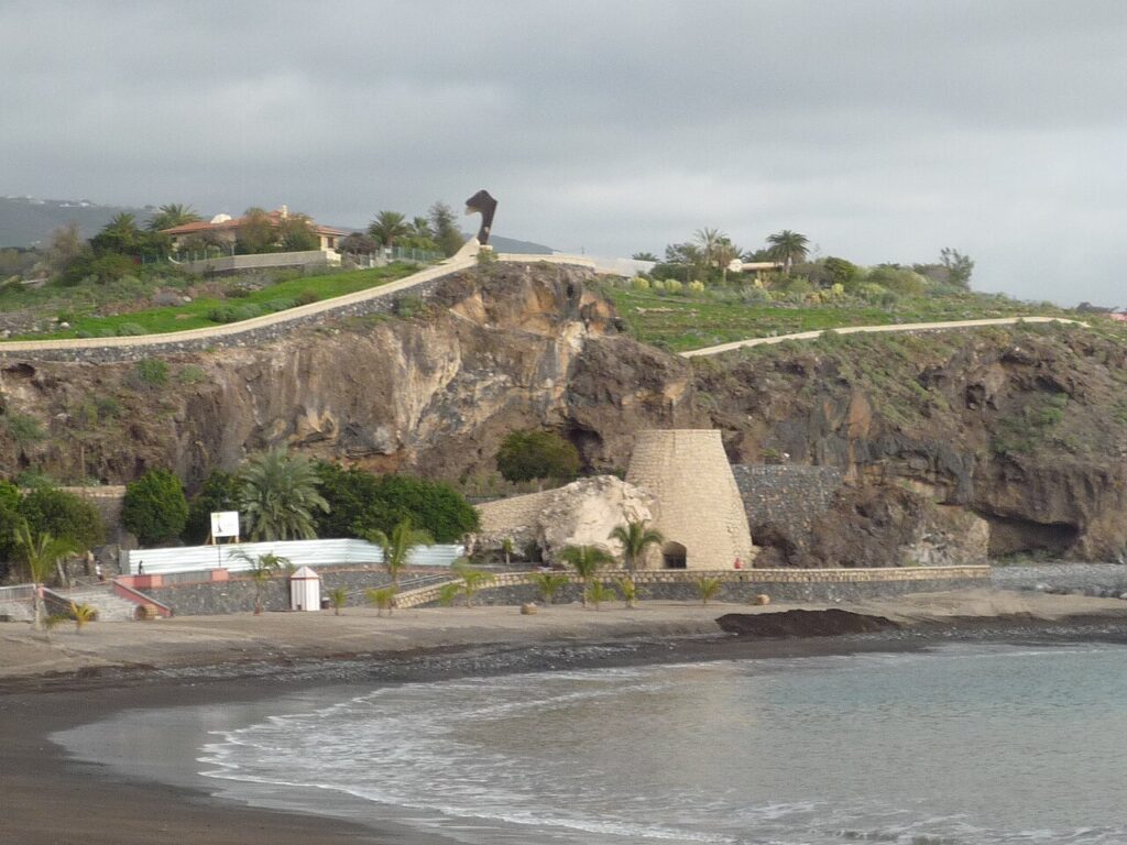 Playa de San Juan, en el municipio de Guía de Isora (Tenerife)