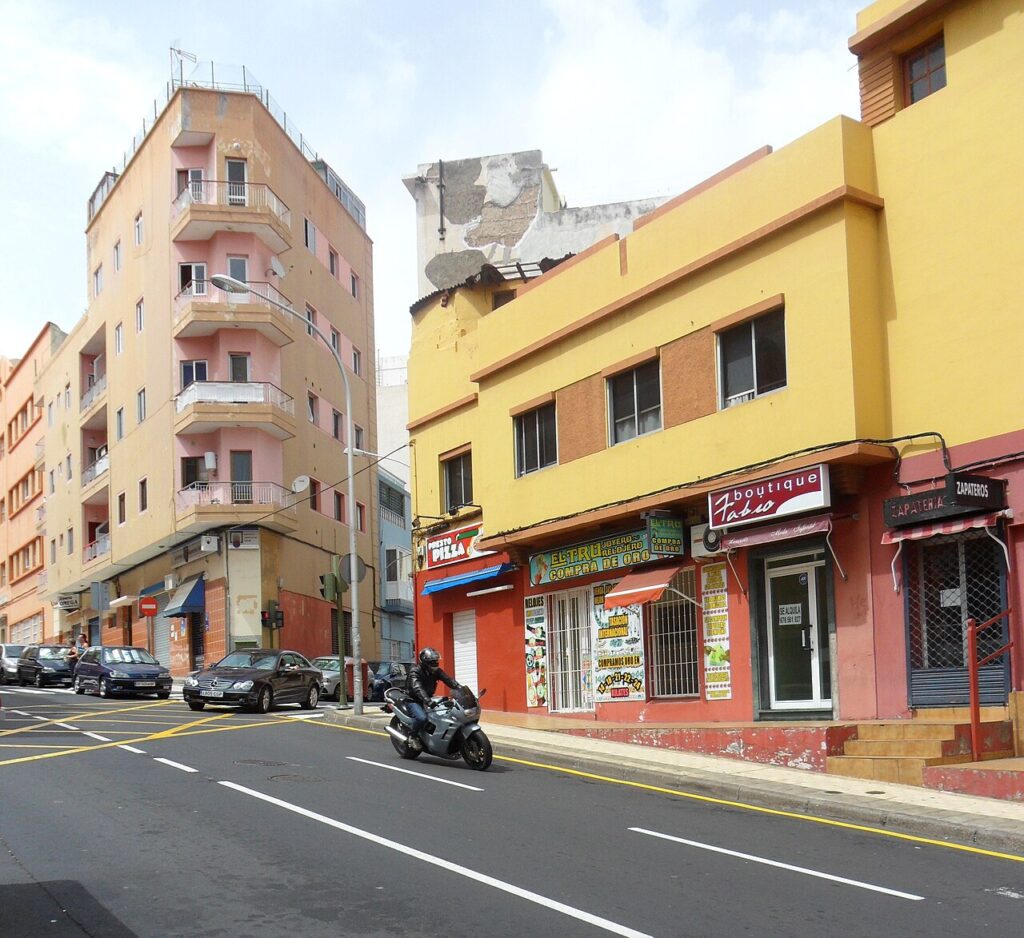 Avenida Venezuela, en el barrio de La Salud de Santa Cruz de Tenerife