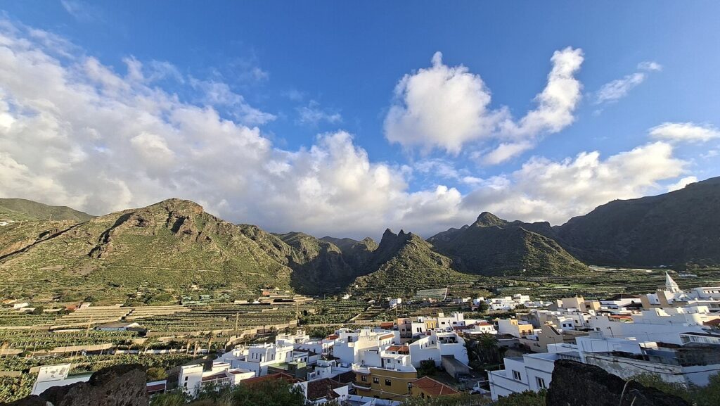 Vista del municipio de Los Silos, en el norte de Tenerife