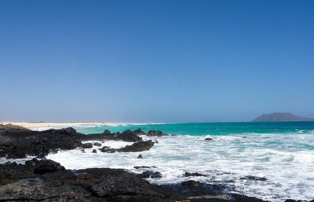 Playa de Corralejo, en Fuerteventura