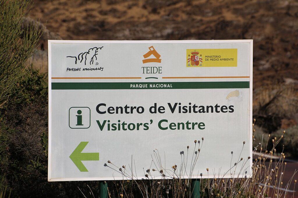 Centro de visitantes de El Portillo, en el Parque Nacional del Teide