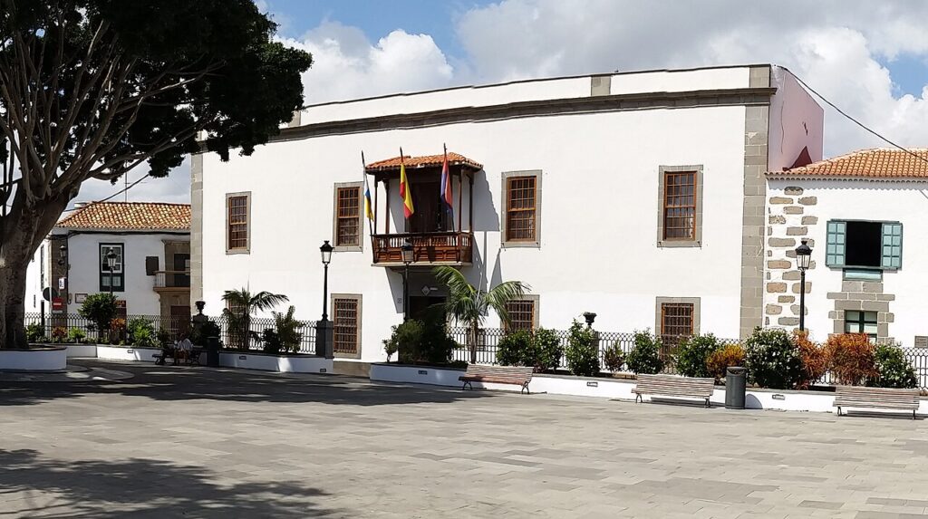 Edificio del Ayuntamiento de Telde, en la plaza de San Juan