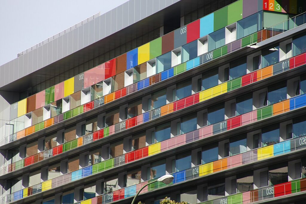 Edificio del Instituto Nacional de Estadística, en Madrid