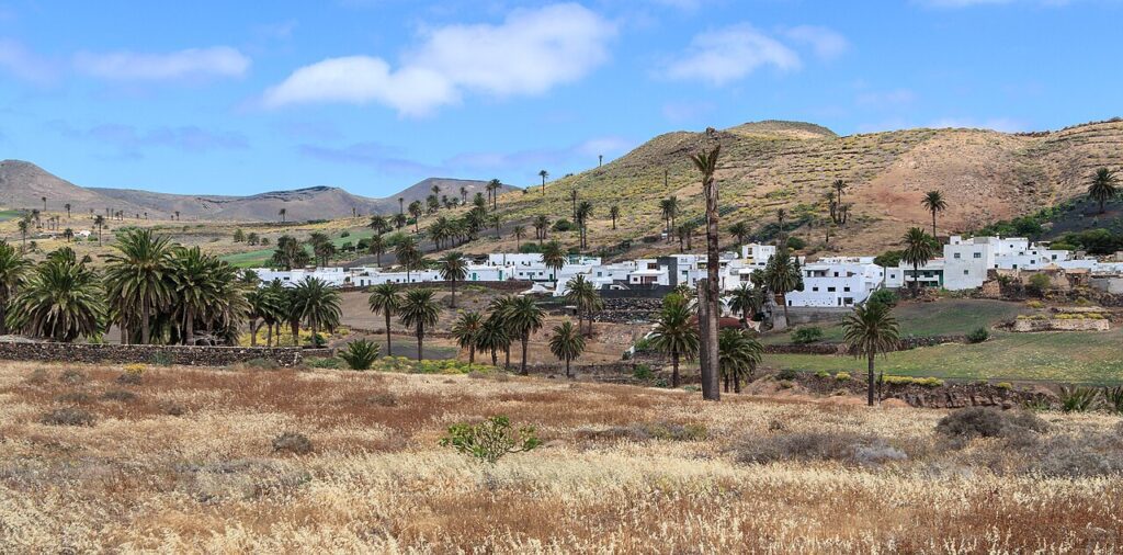 Casas de Haría, en el norte de Lanzarote