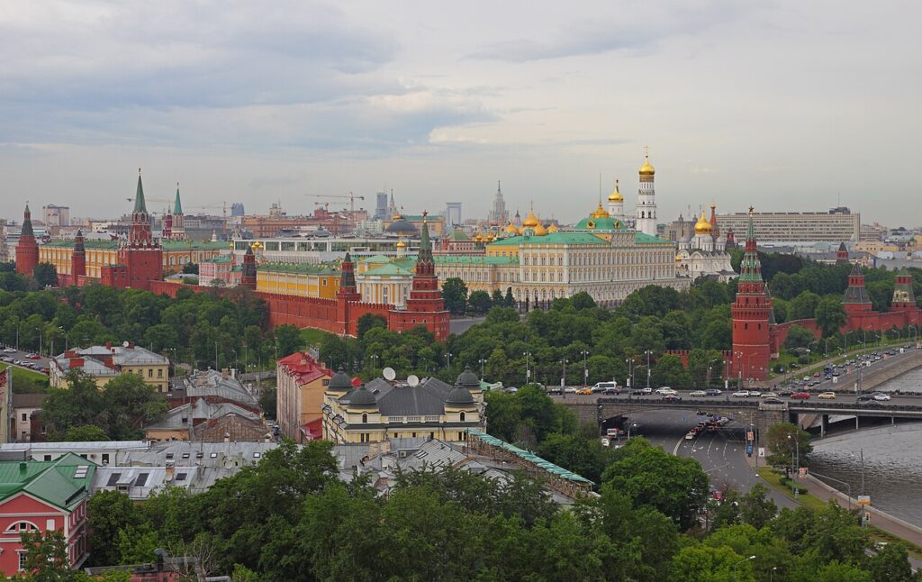 Vista general del Kremlin de Moscú