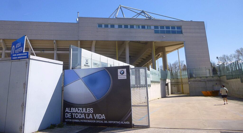 Estadio de Mendizorroza, en Vitoria-Gasteiz