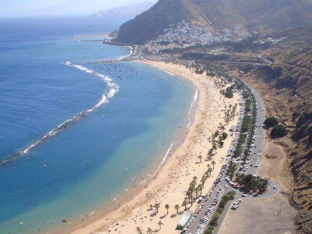 Playa de Las Teresitas, en Santa Cruz de Tenerife