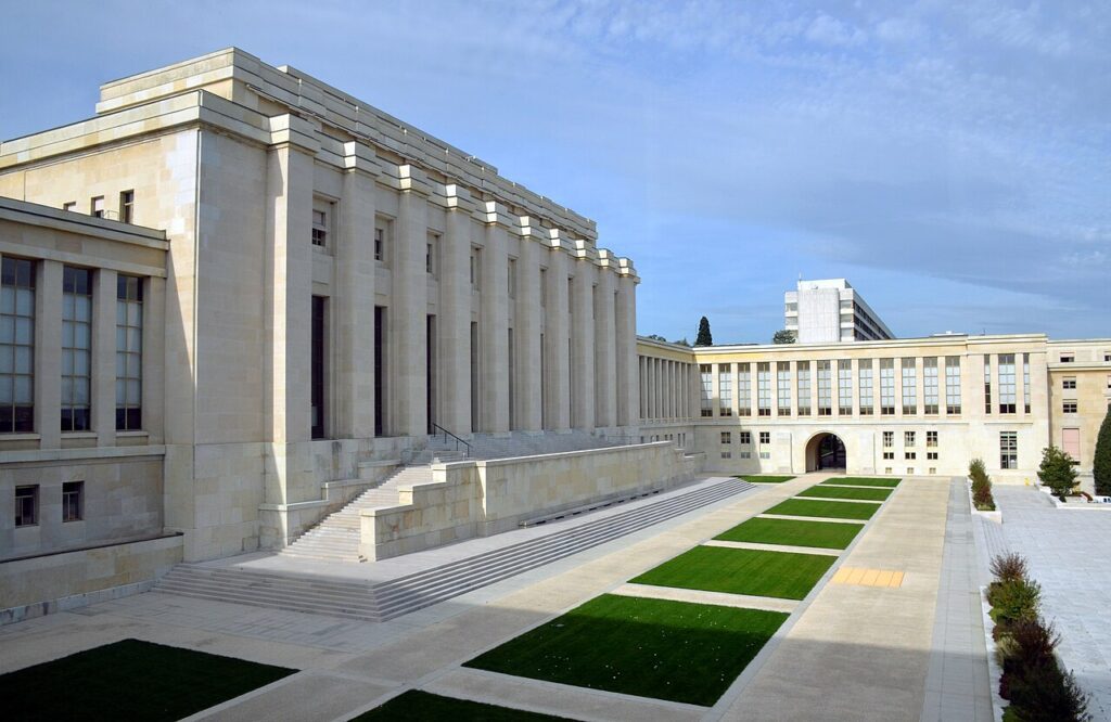 Palacio de las Naciones, sede de la ONU en Ginebra