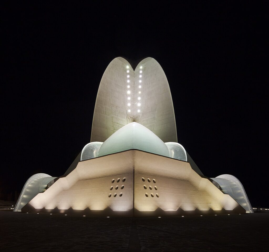 Auditorio de Tenerife, en Santa Cruz de Tenerife